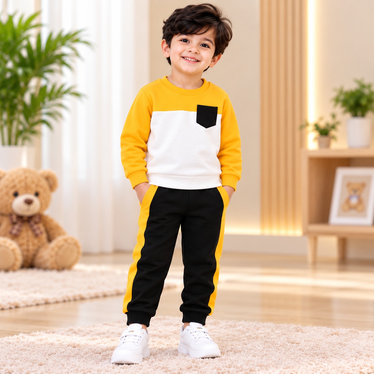 Kids Premium Sweat Shirt Combo Set