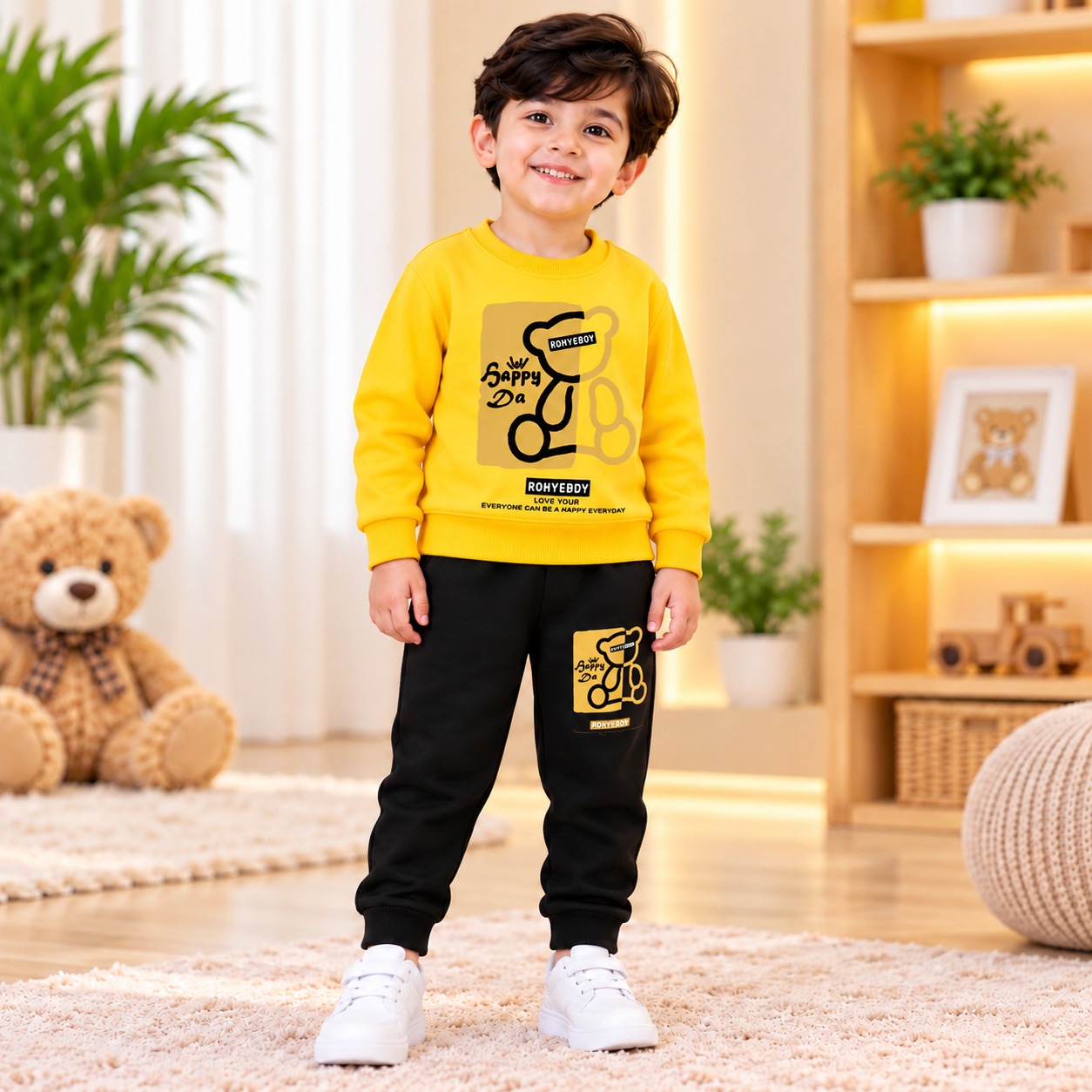 Kids Premium Sweat Shirt Combo Set